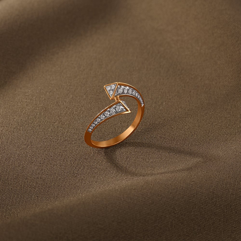 Sublime Crossover Diamond Ring,,hi-res image number null