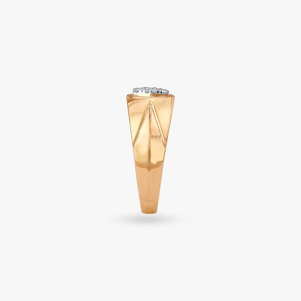 Hexa Cluster Diamond Ring for Men,,hi-res image number null