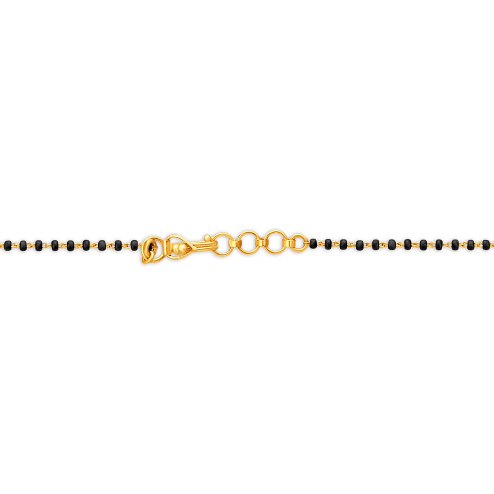 Charming Gold Beaded Mangalsutra,,hi-res image number null