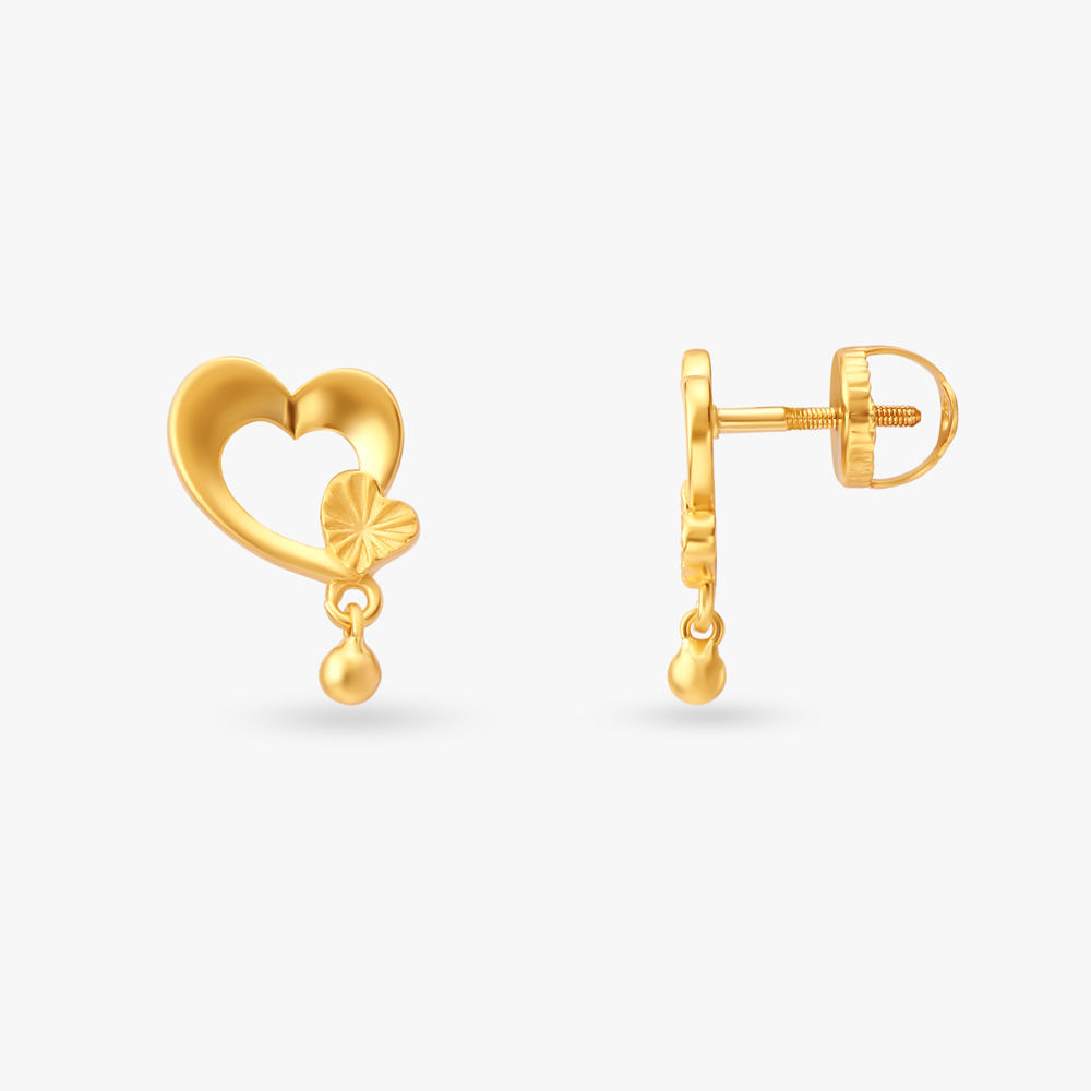 Delightful Heart Drop Earrings,,hi-res image number null