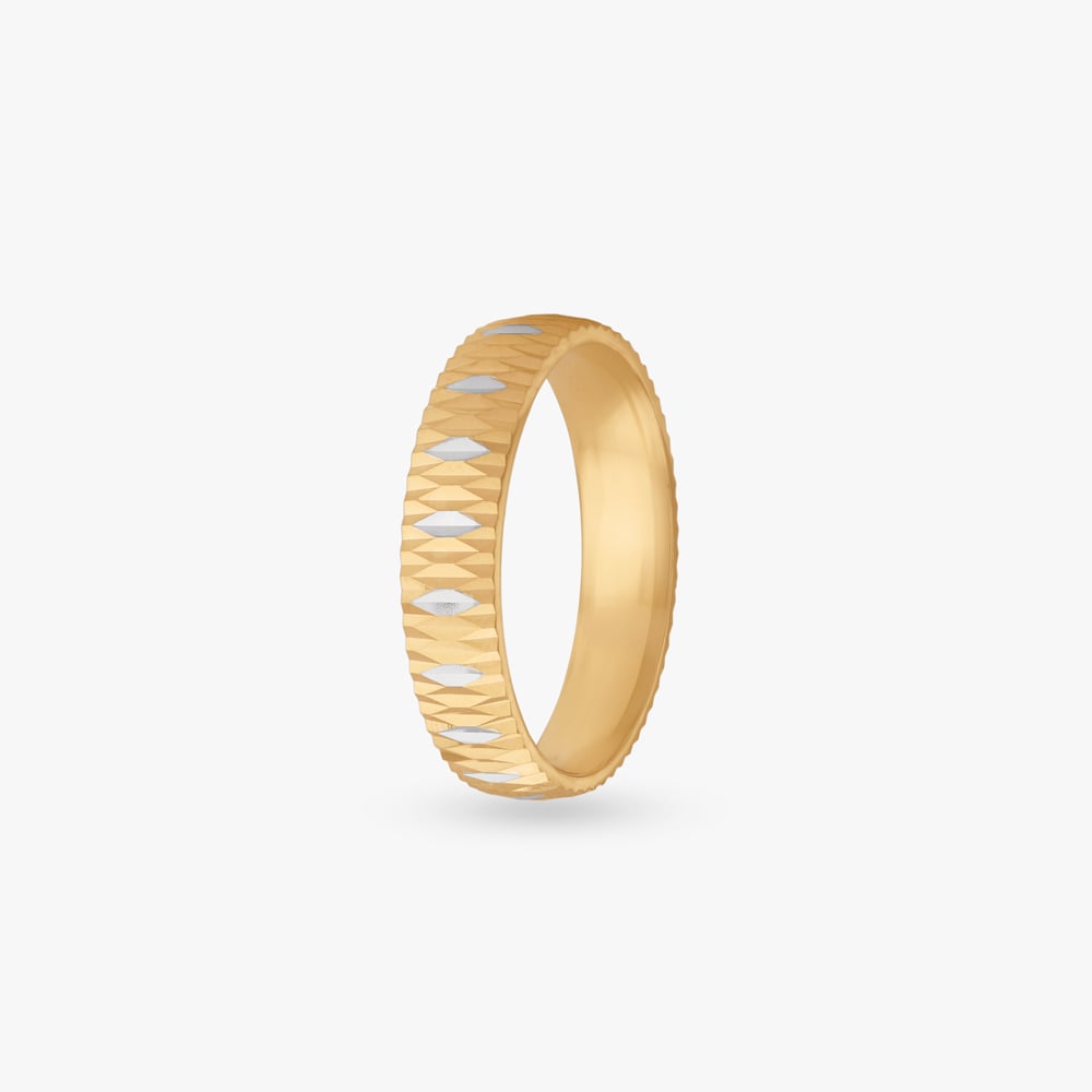 Prism Gleam Gold Ring for Men,,hi-res image number null
