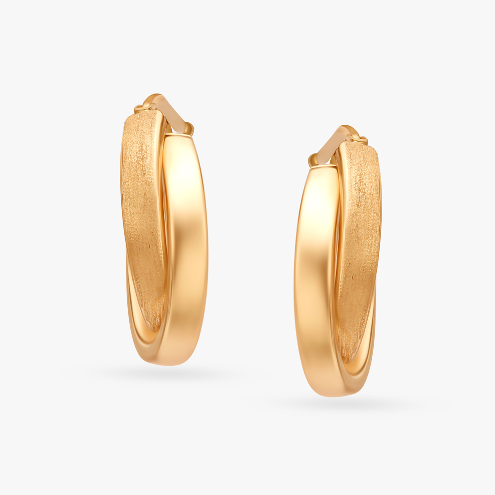 Chic Minimalist Hoop Earrings,,hi-res image number null