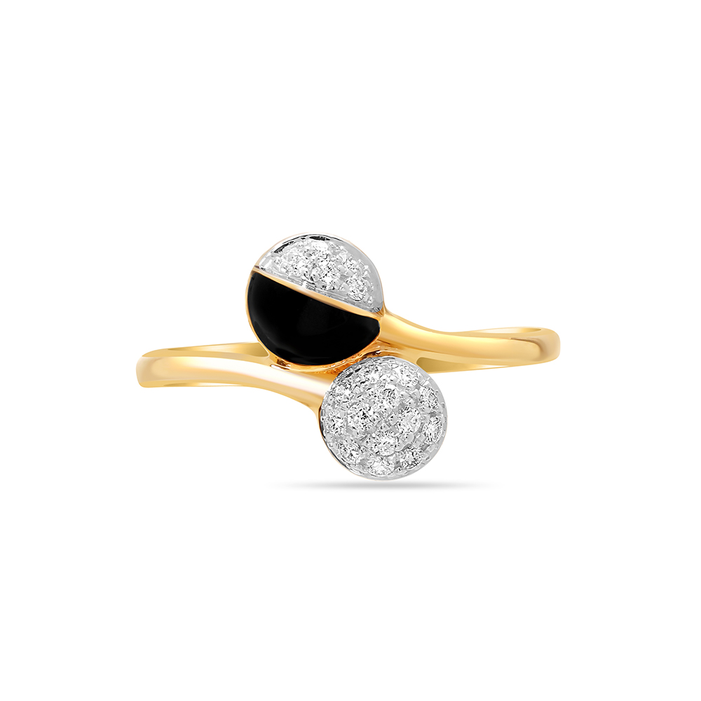 18KT Yellow Gold Eclectic Dazzle Diamond Ring,,hi-res image number null