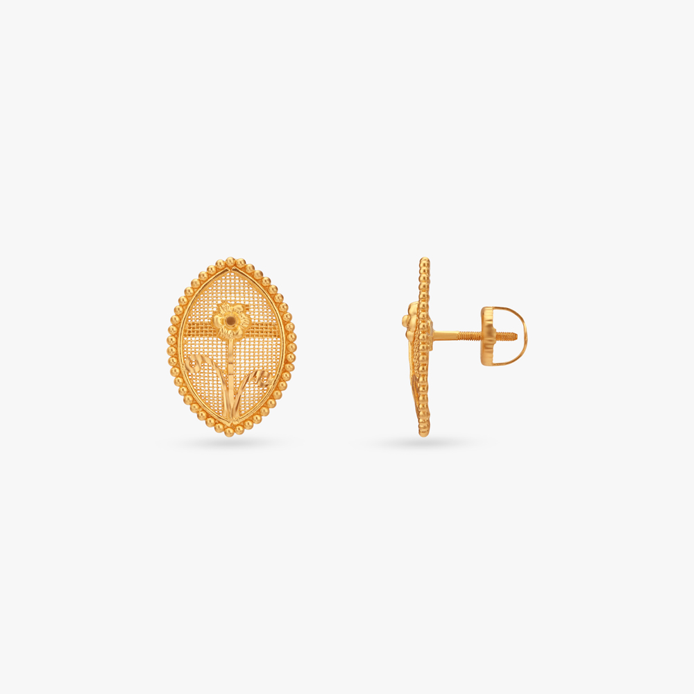 Filigree Weave Gold Pendant and Earrings Set,,hi-res image number null