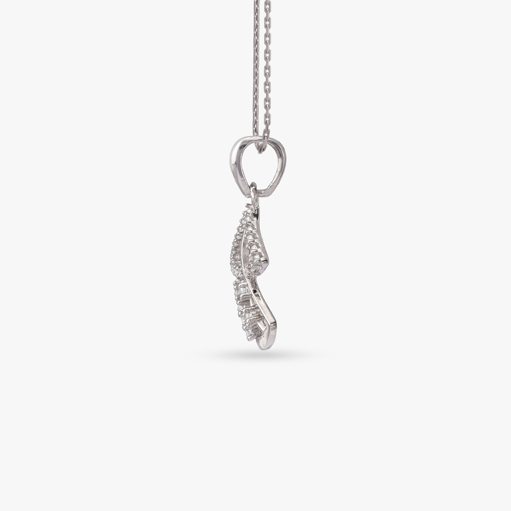 Frosted Gleam Silver Pendant and Earrings Set,,hi-res image number null