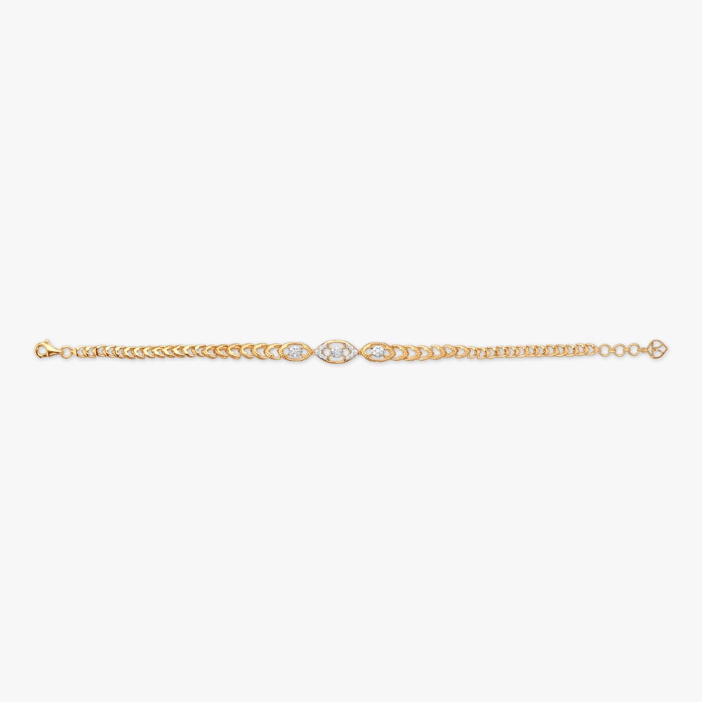 Link Bloom Diamond Bracelet,,hi-res image number null