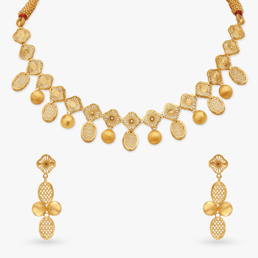Whimsical Moments Necklace Set Tanishq Online Store
