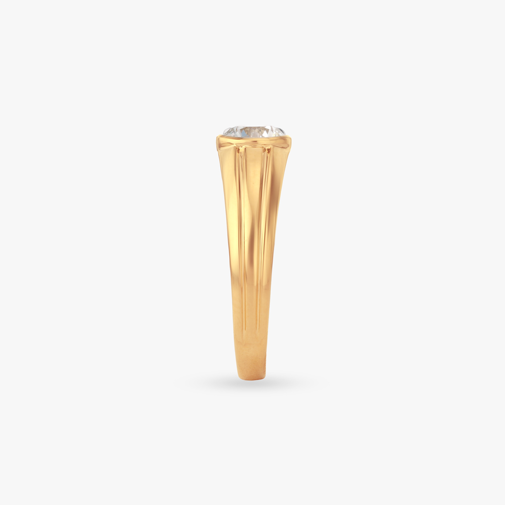 Threefold Poise Solitaire Ring,,hi-res image number null