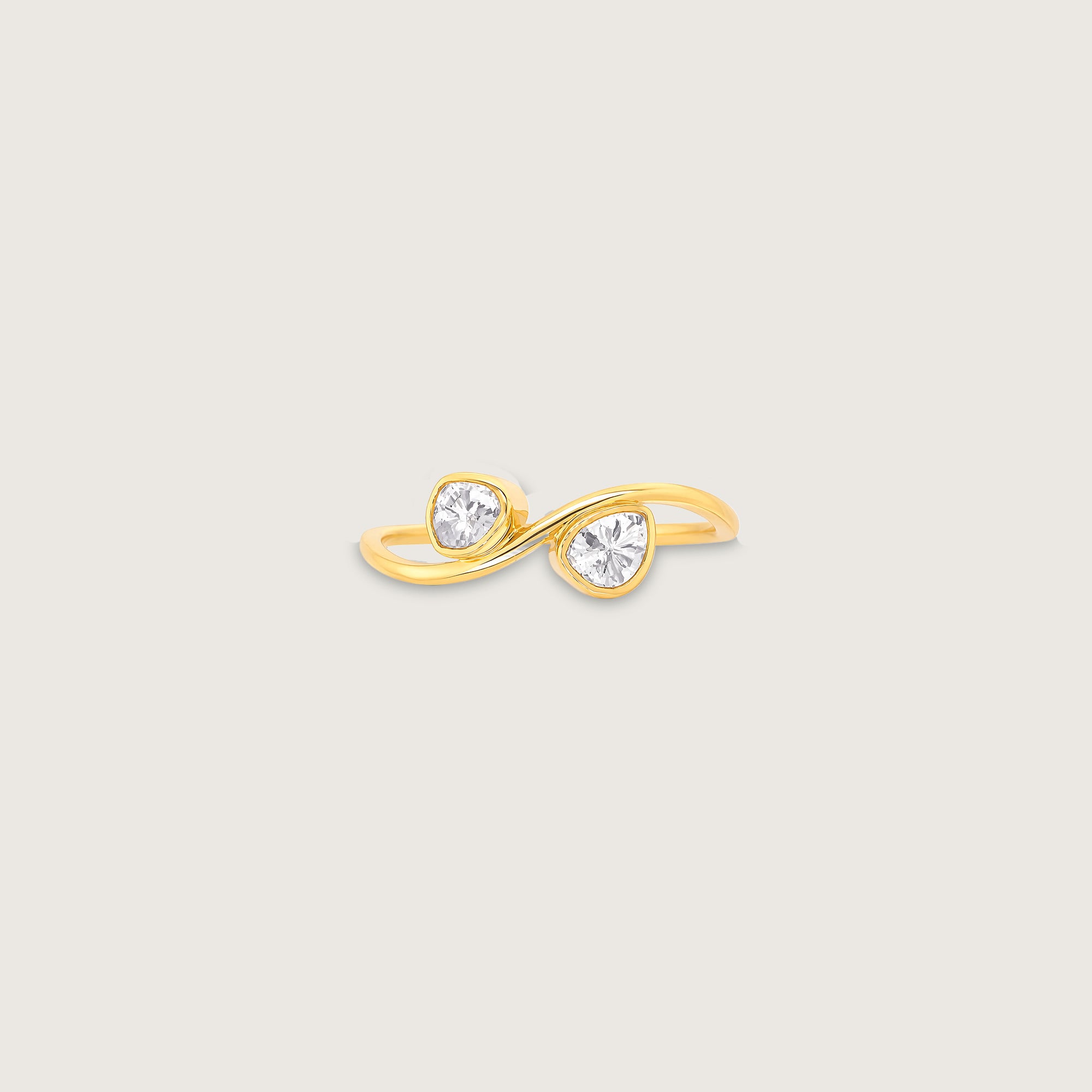 Twisted Harmony Polki Ring,,hi-res image number null