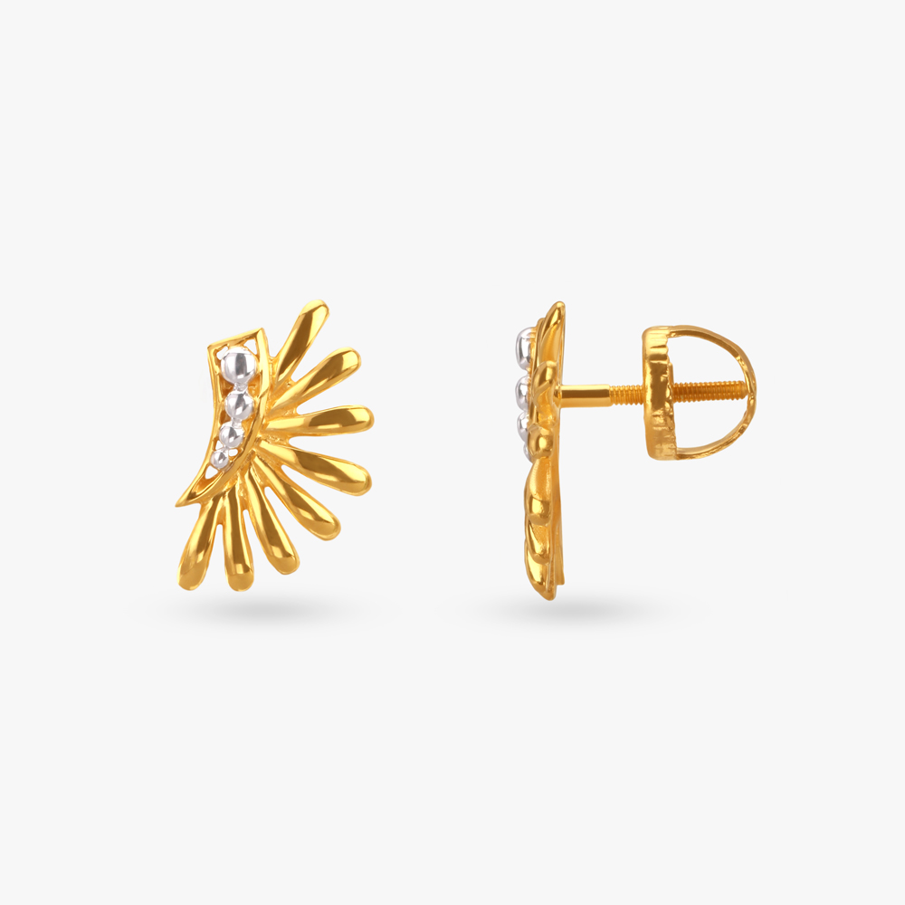 Sublime Gold Stud Earrings,,hi-res image number null