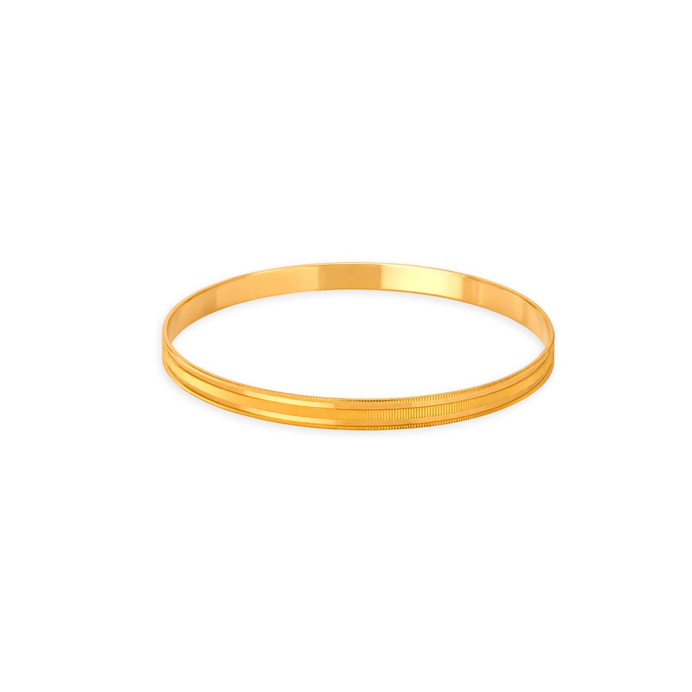 Sleek Minimalist Gold Bangles,,hi-res image number null