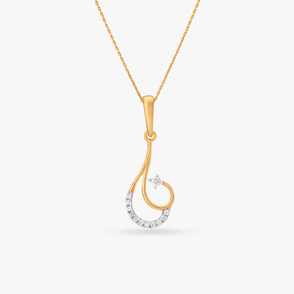 

Minimalistic Design Diamond Pendant