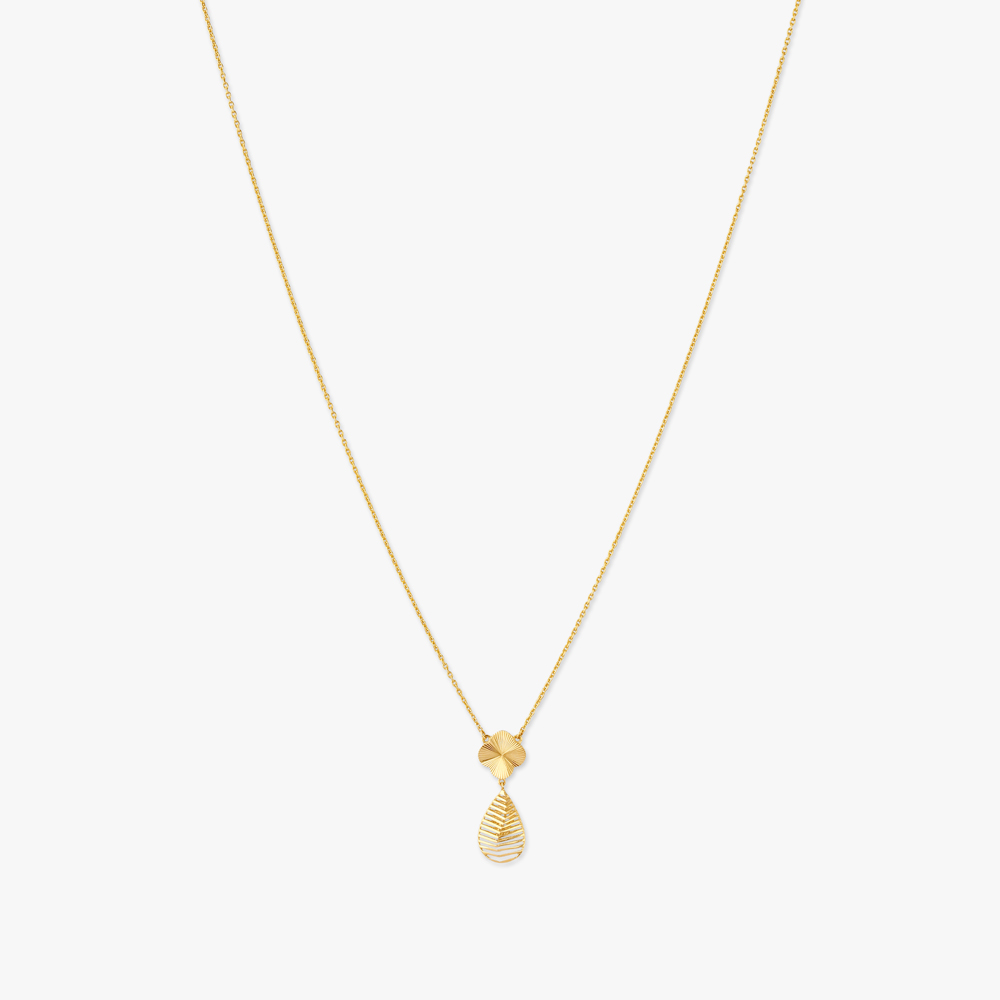 Petal Drop Gold Necklace,,hi-res image number null
