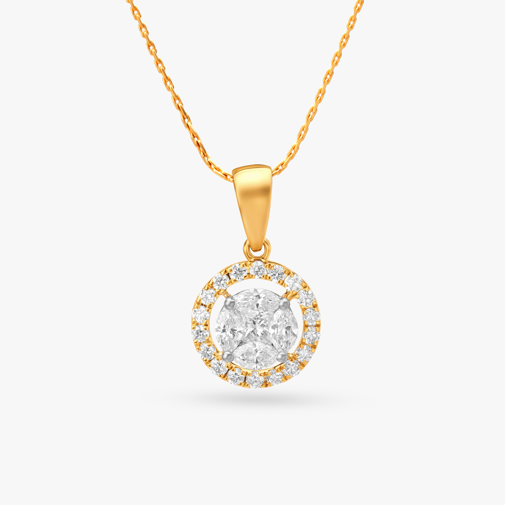 Alluring Diamond Pendant