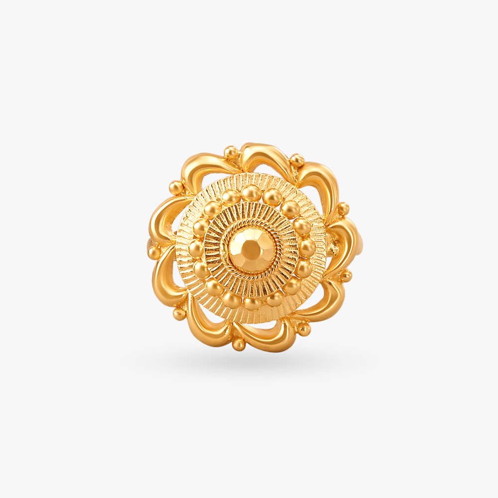 Majestic Charm Gold Finger Ring,,hi-res image number null