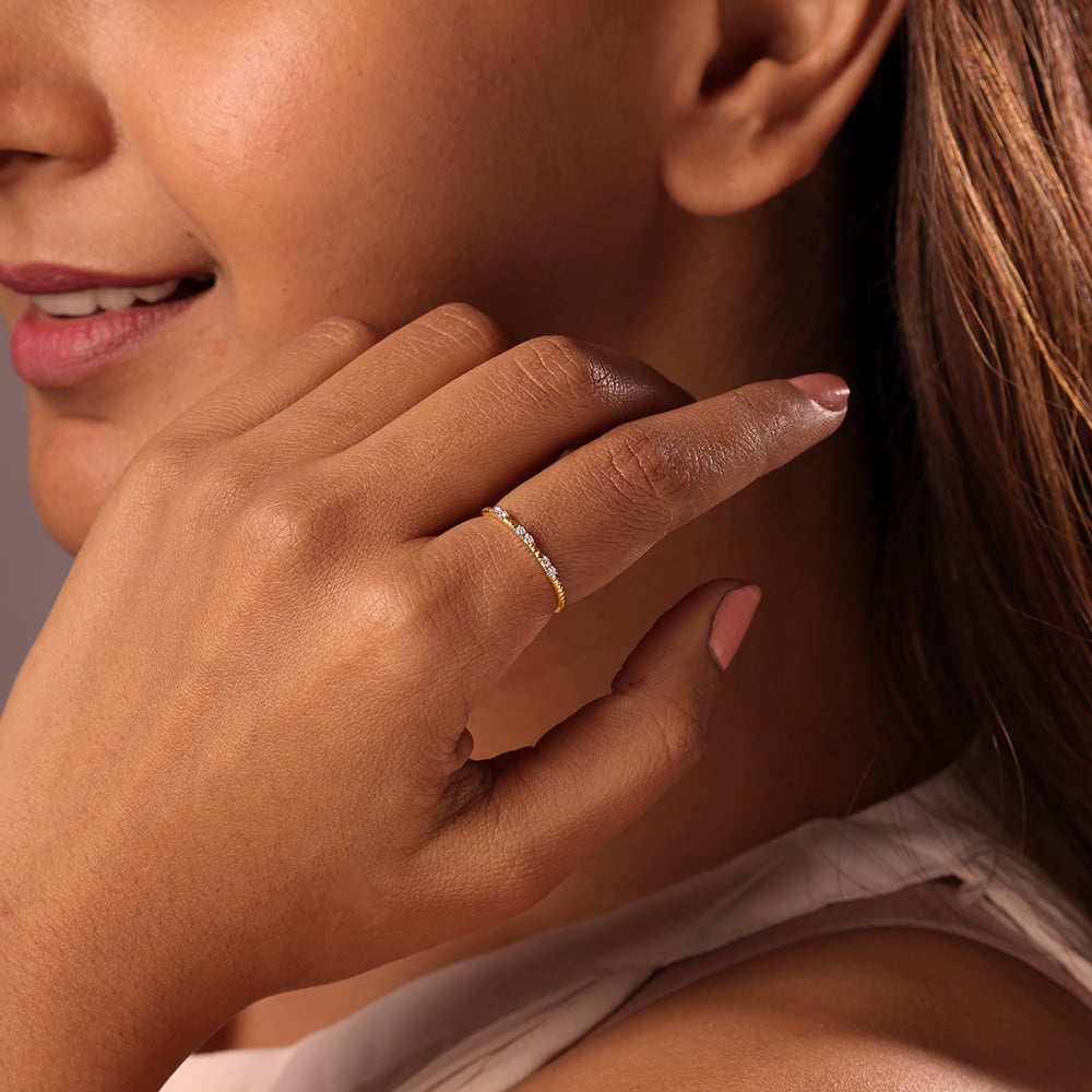 Timeless Sparkle 14KT Gold & Diamond Ring,,hi-res image number null