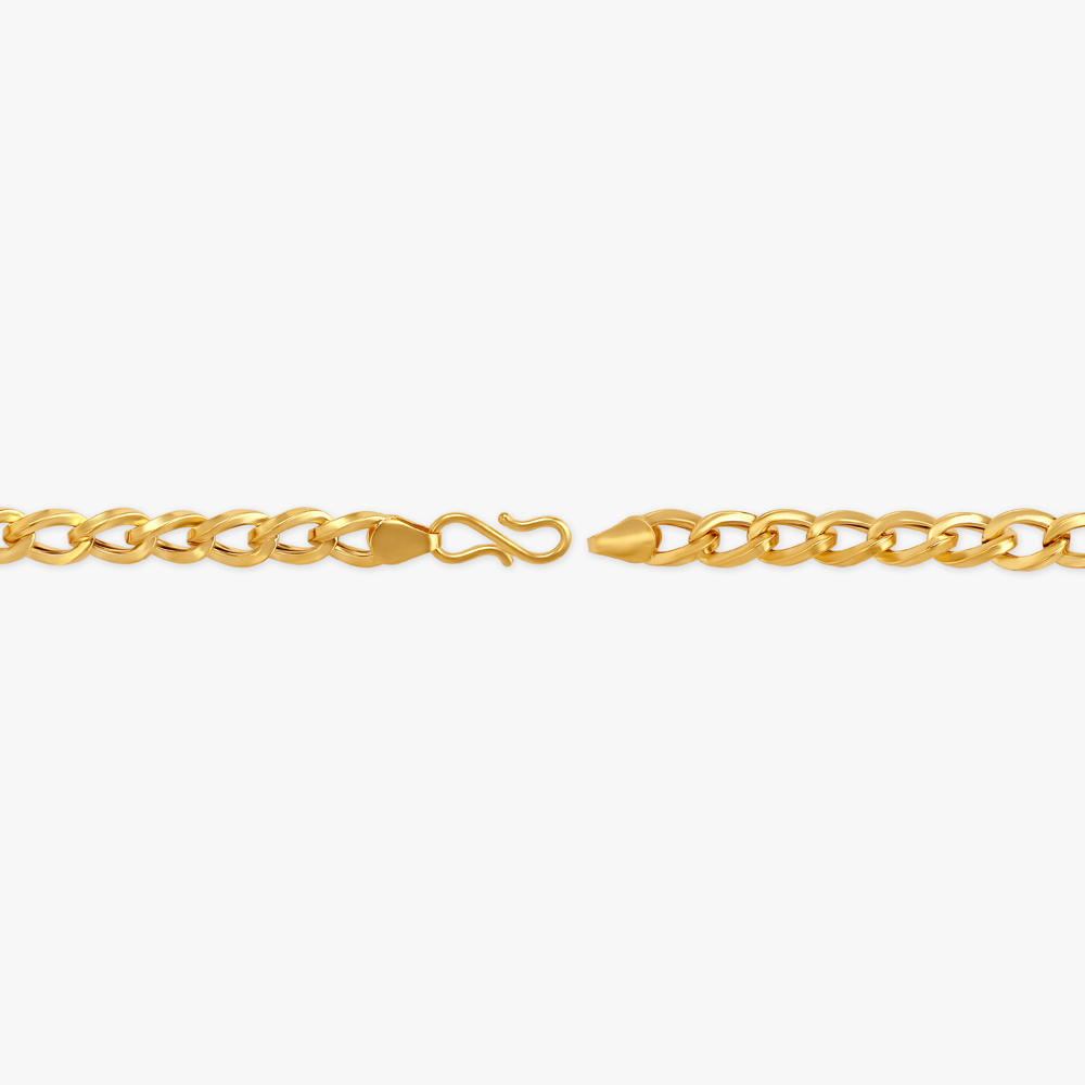 Appealing Engraved Gold Bracelet For Men,,hi-res image number null