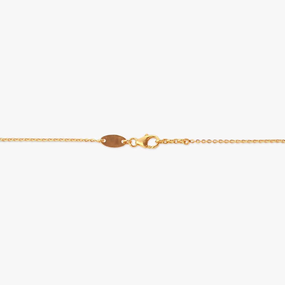 Layered Leaf Gold Necklace,,hi-res image number null