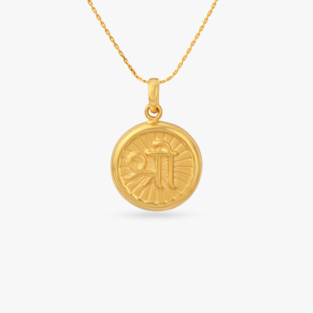 Shree Radiance Gold Pendant,,hi-res image number null