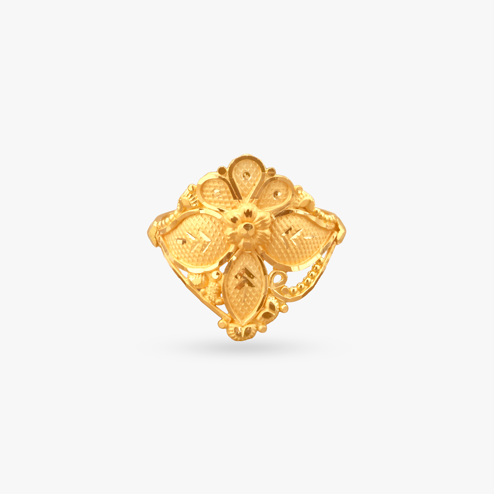 Golden Bloom Gold Ring,,hi-res image number null