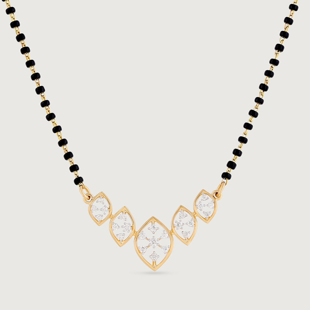 Enchanted Essence Gold and Diamond Mangalsutra,,hi-res image number null