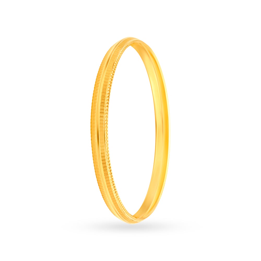 Gold kada for mens tanishq price discount