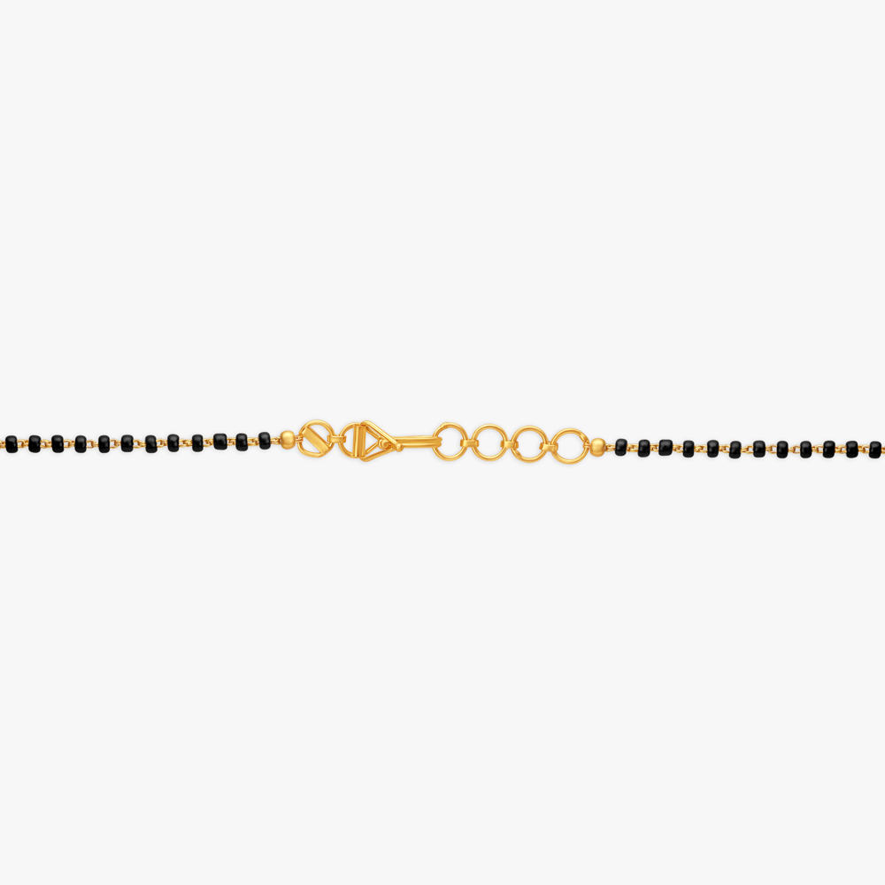 Modern Gold Mangalsutra with Pendant,,hi-res image number null