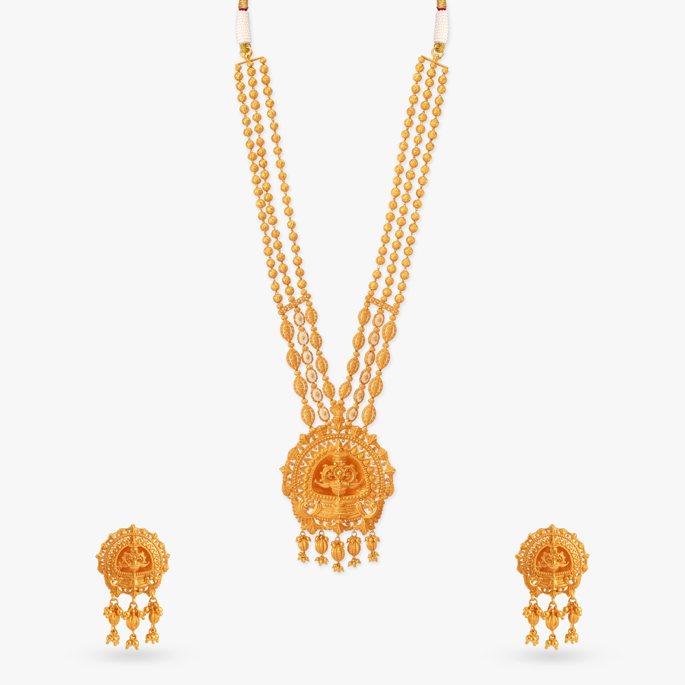 Flame Legacy Gold Necklace set,,hi-res image number null