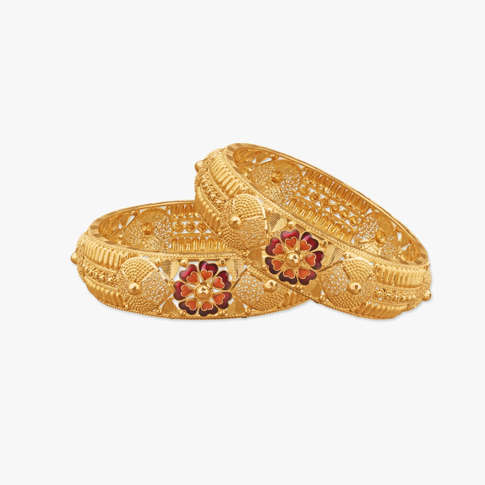 Timeless Heirloom Gold Bangles,,hi-res image number null