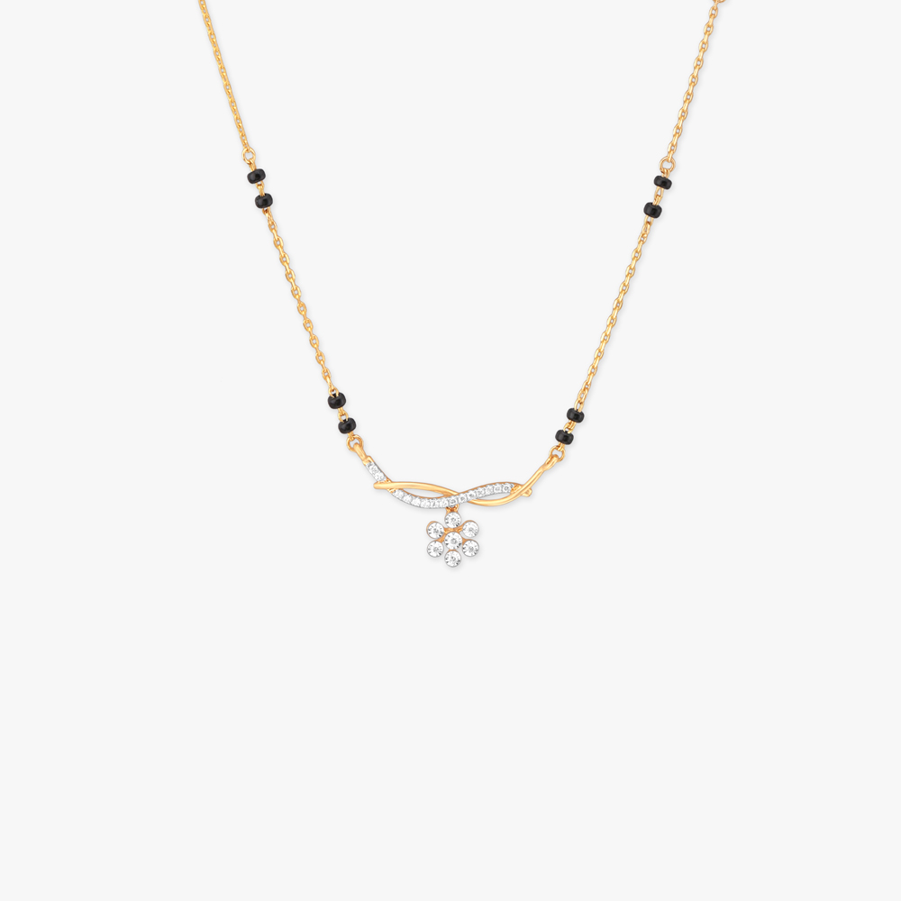 Eternal Twist Diamond Mangalsutra,,hi-res image number null