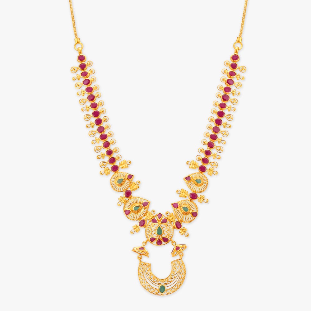 Mystical Splendour Gold Necklace,,hi-res image number null