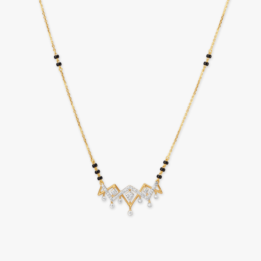 

Chic Lines Diamond Mangalsutra
