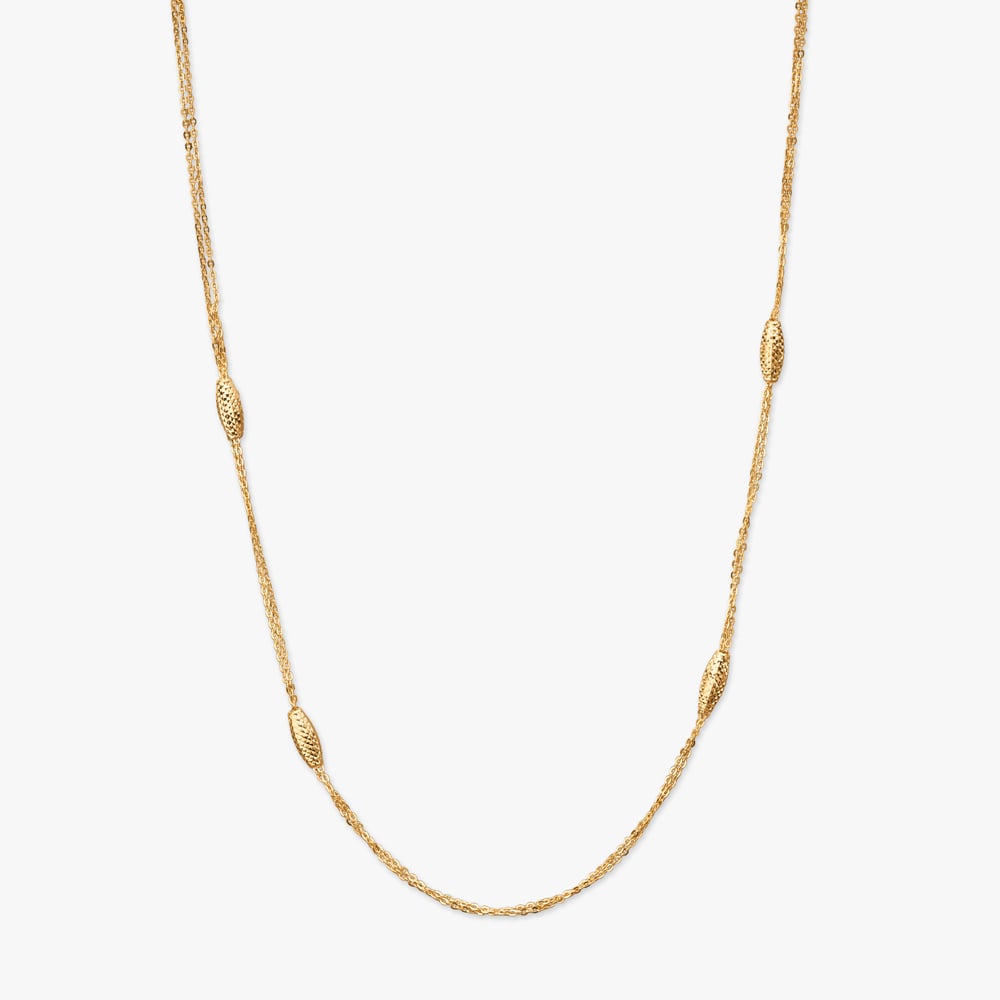 

Linear Bead Gold Chain
