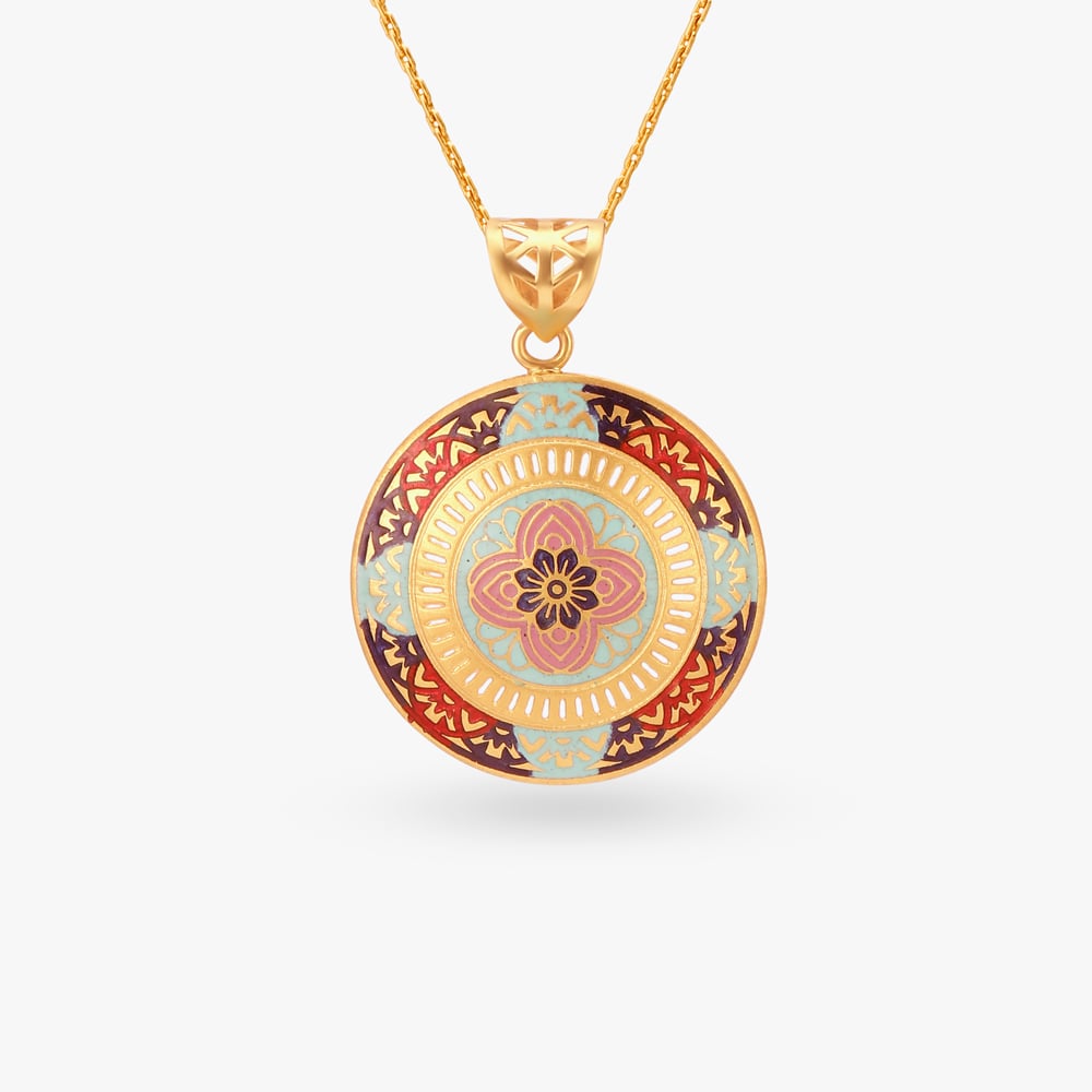 

Mosaic Gold Pendant
