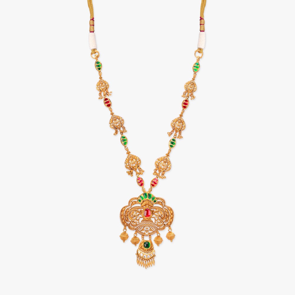 Floral Chant Gold Necklace set,,hi-res image number null
