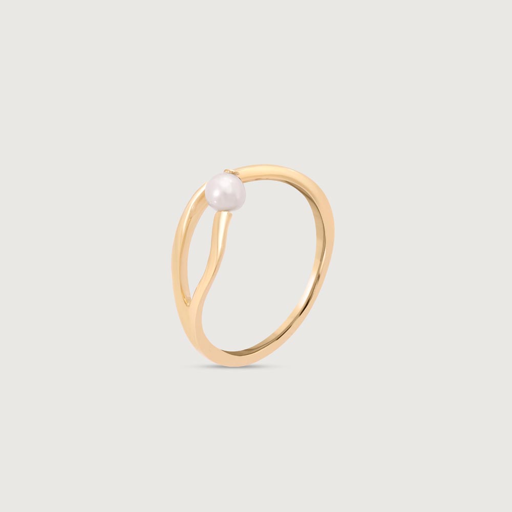 Aura Loop Pearl Ring,,hi-res image number null