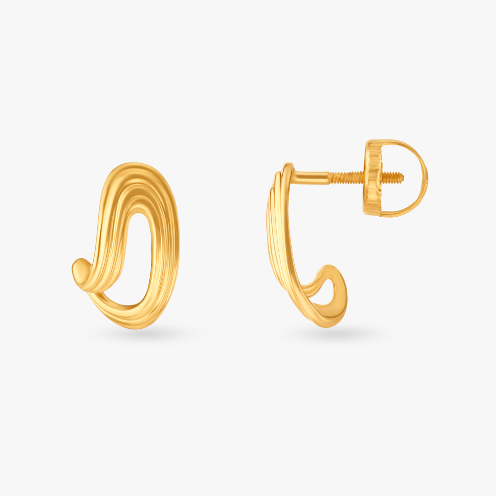 

Urban Charm Gold Stud Earrings