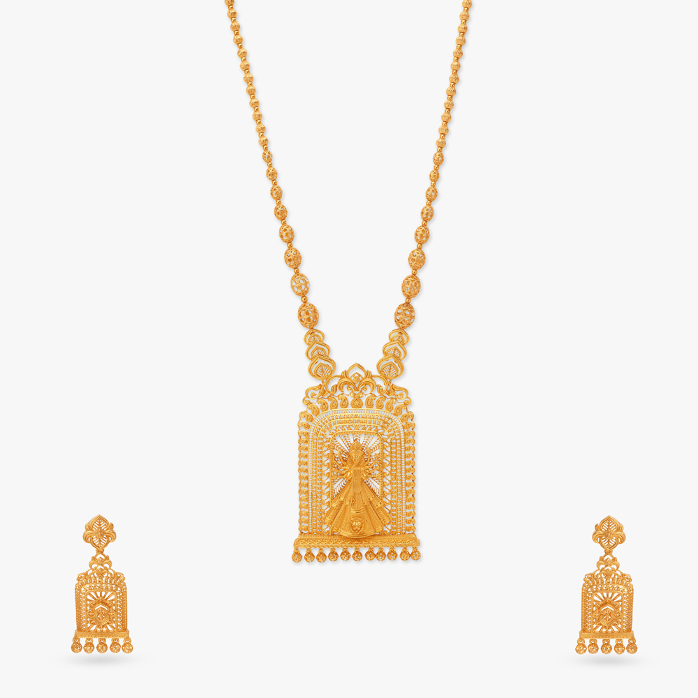 Durga Pratima Gold Sitahar,,hi-res image number null