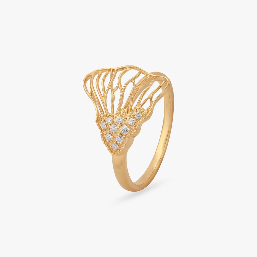 

Luminous Drift Diamond Ring