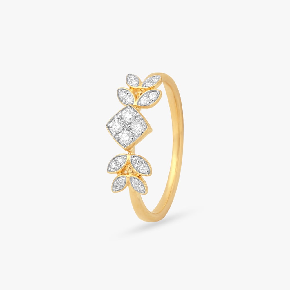 Leaf Embrace Diamond Ring,,hi-res image number null