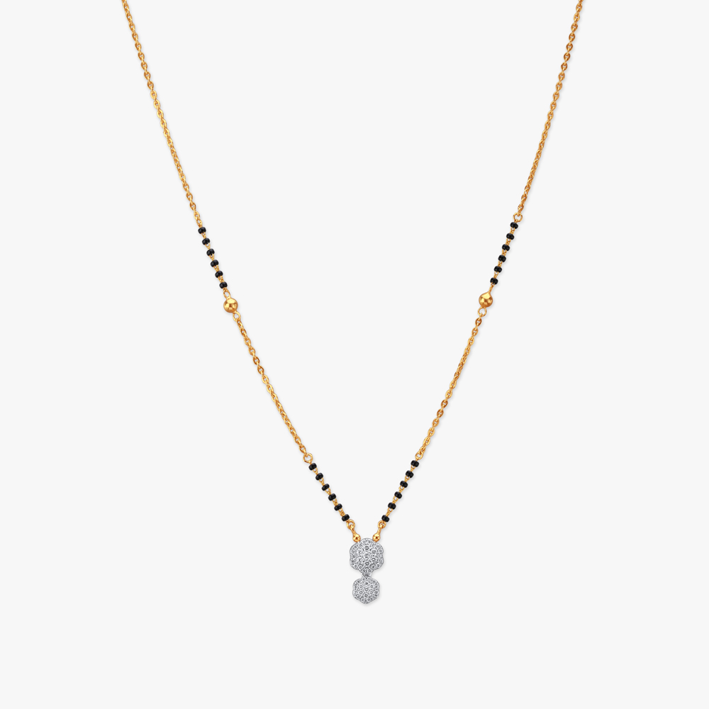Stellar Radiance Diamond Mangalsutra,,hi-res image number null