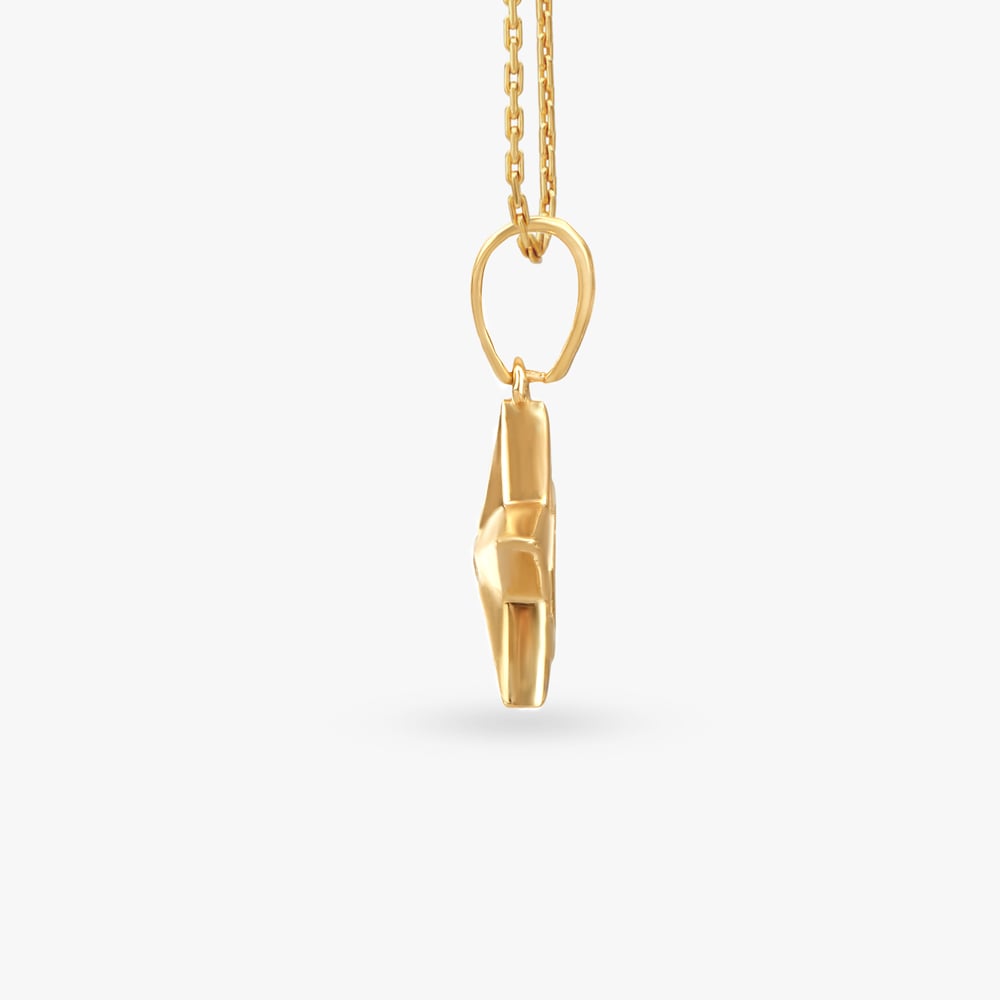 Twinkling Star Diamond Pendant and Earrings set for Kids,,hi-res image number null