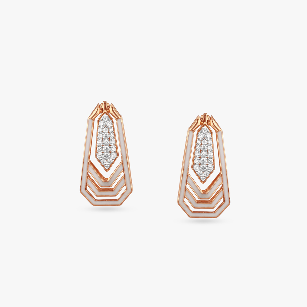Geometric Versatility Diamond Drop Earrings,,hi-res image number null