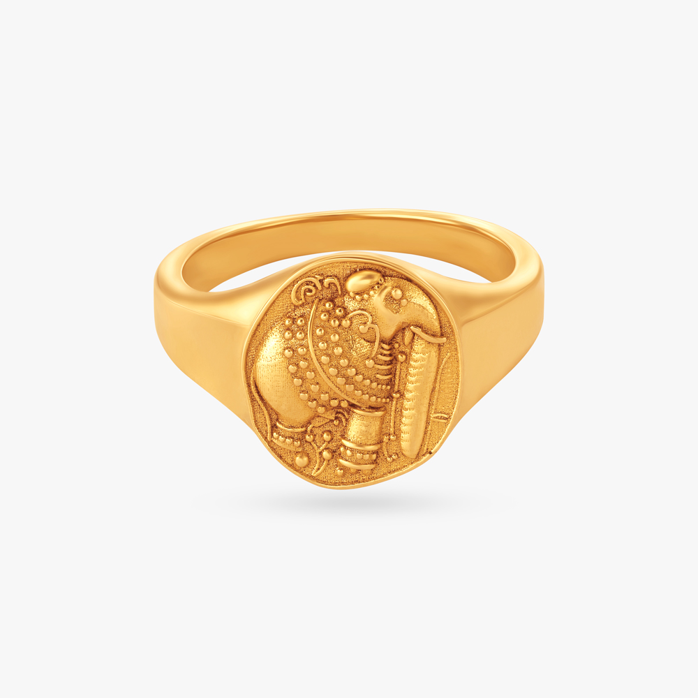 Gajakesari Coin Ring,,hi-res image number null