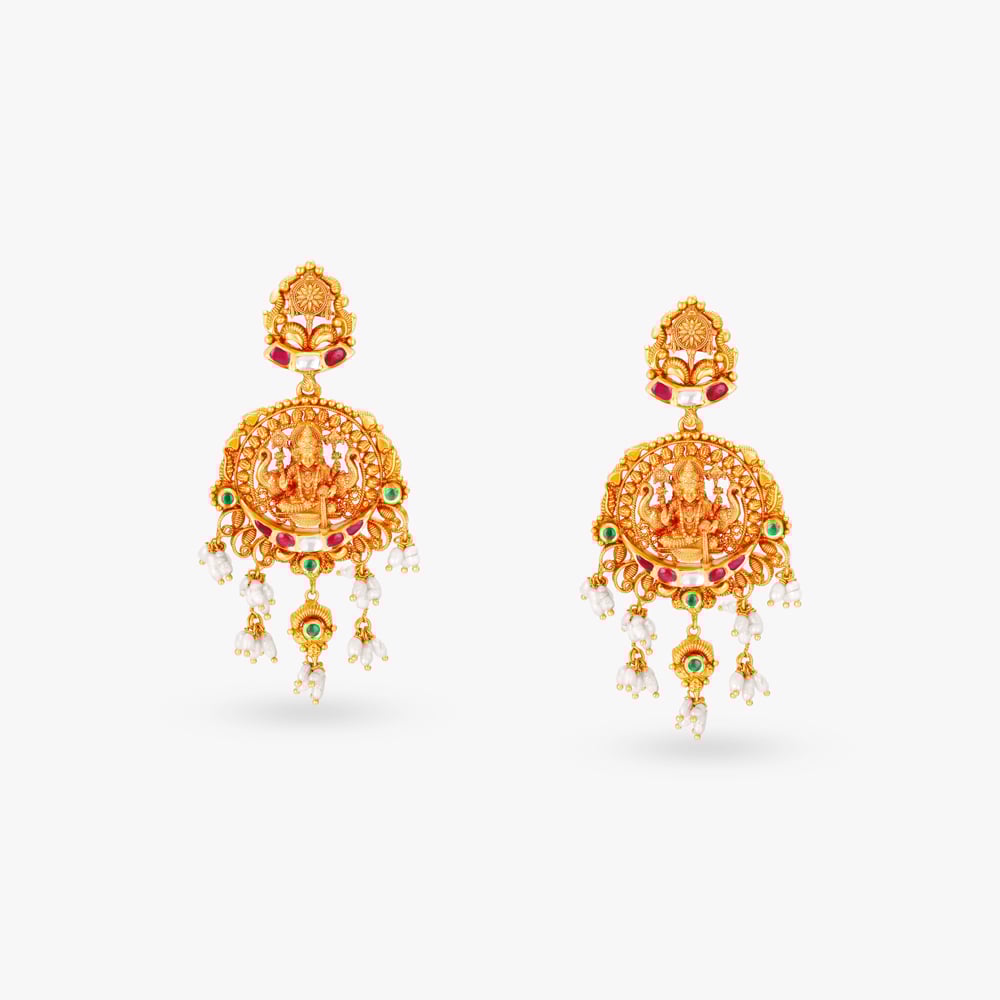 Embellished Gold Guttapusalu Haram,,hi-res image number null