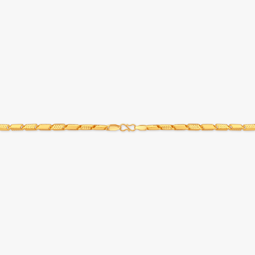 Dual Finish Link Chain for Men,,hi-res image number null