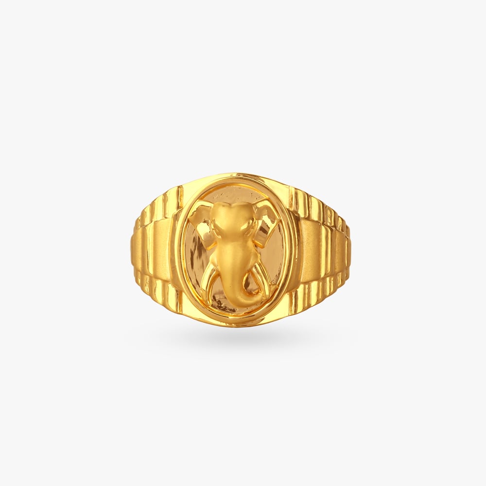 

Panther Power Gold Ring for Men