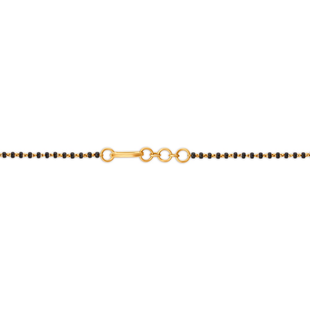 Infinity Floral Diamond Mangalsutra,,hi-res image number null