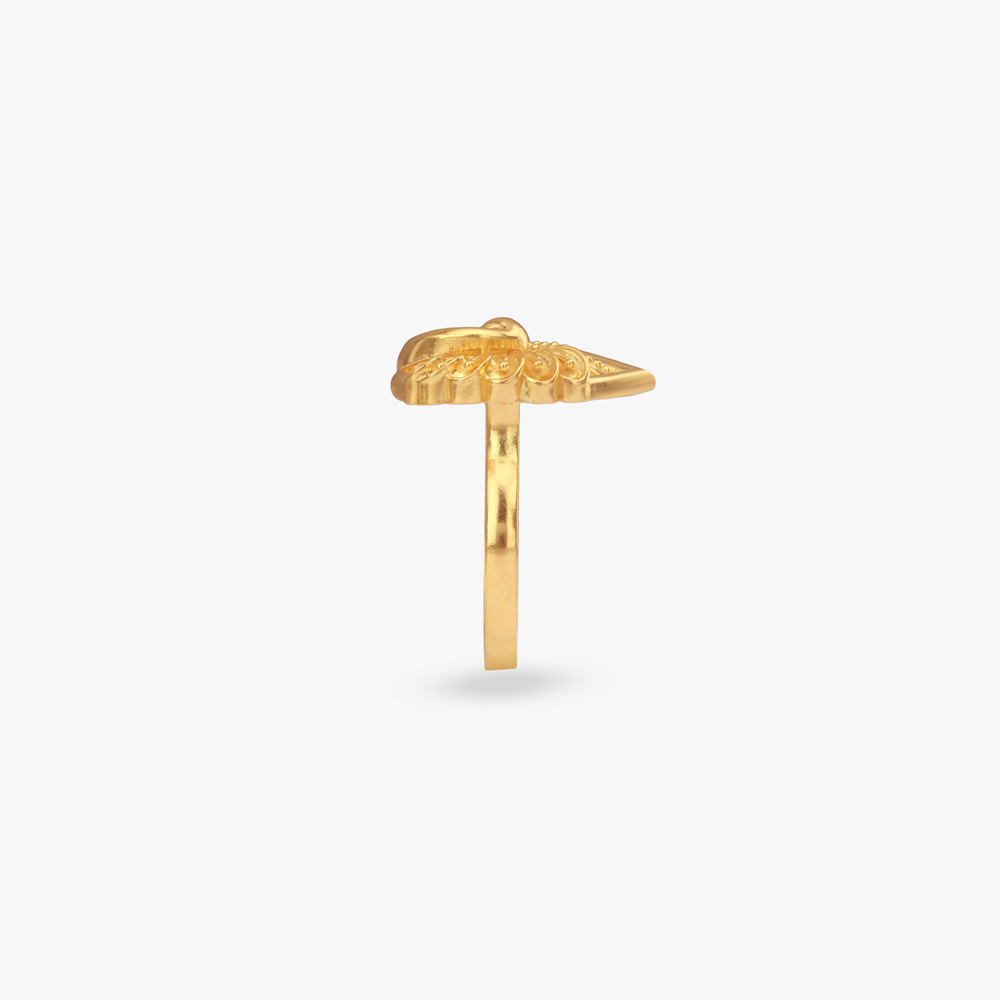 Mahodadhi Crest Gold Ring,,hi-res image number null