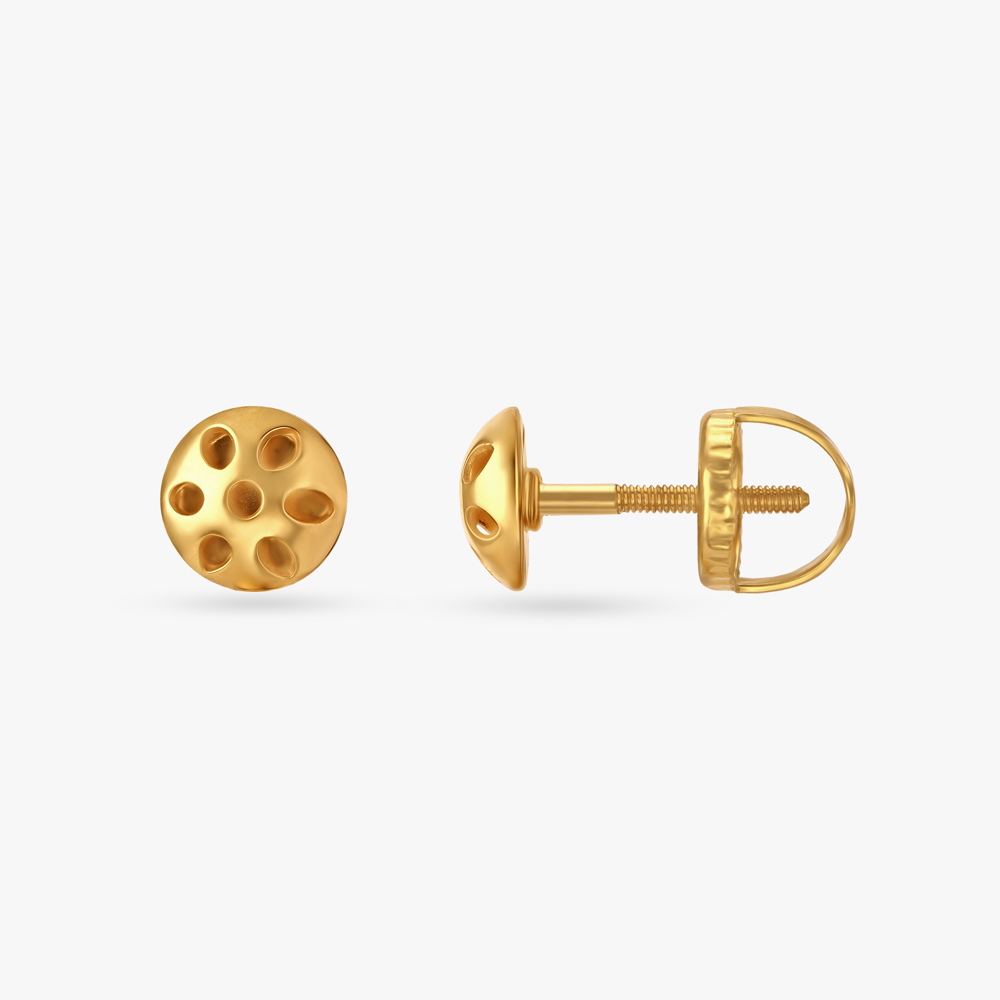 Mesh Coin Drop Earrings,,hi-res image number null